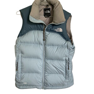 The North Face Blue Puffer Vest XS Vintage